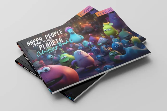 Happy People From Other Planets - Discover the Power of Personalised Publishing with Scribli's Short-Run Services